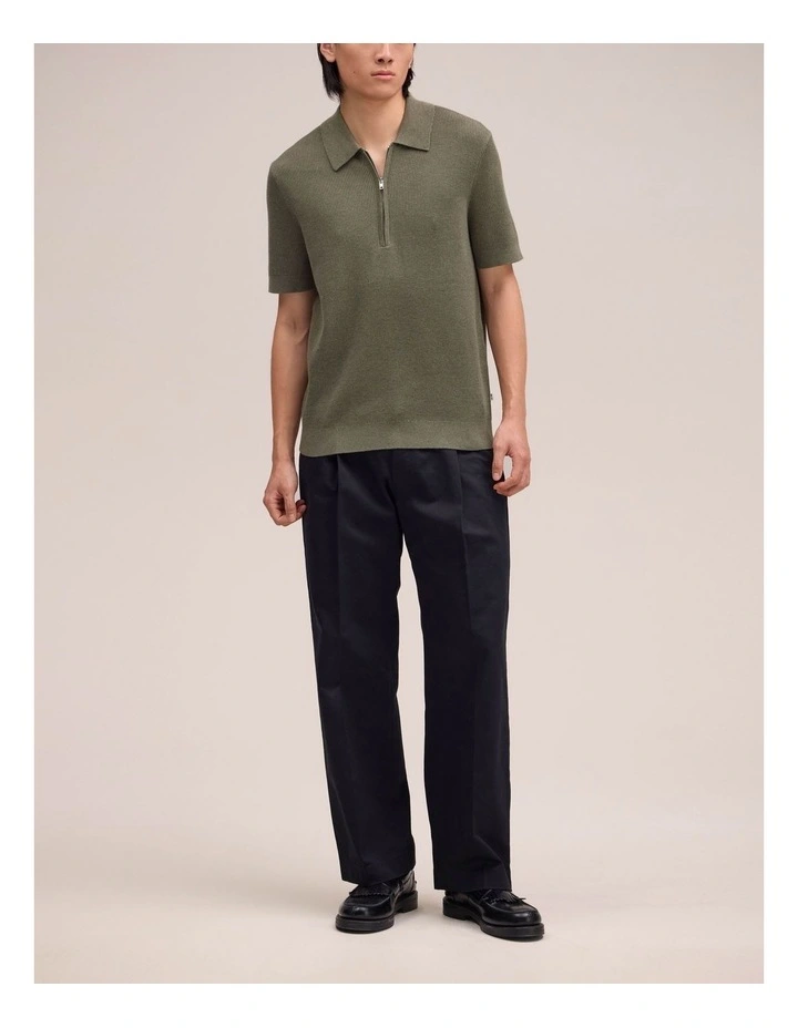 Hansie Zip Polo Capers image 3