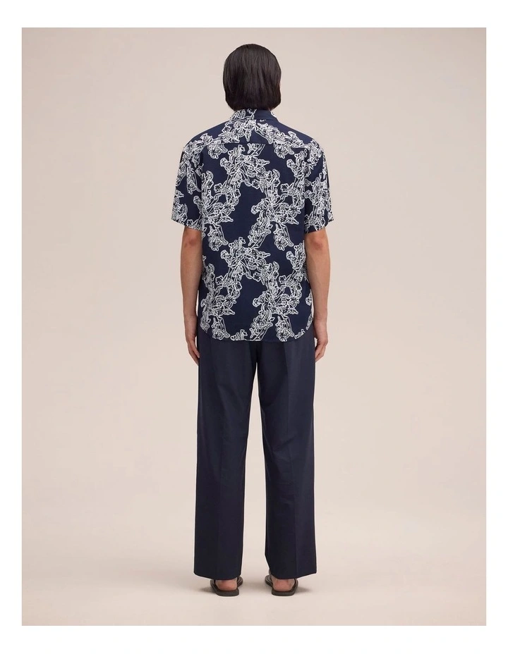 Deon Short Sleeve Shirt Navy Blue image 2