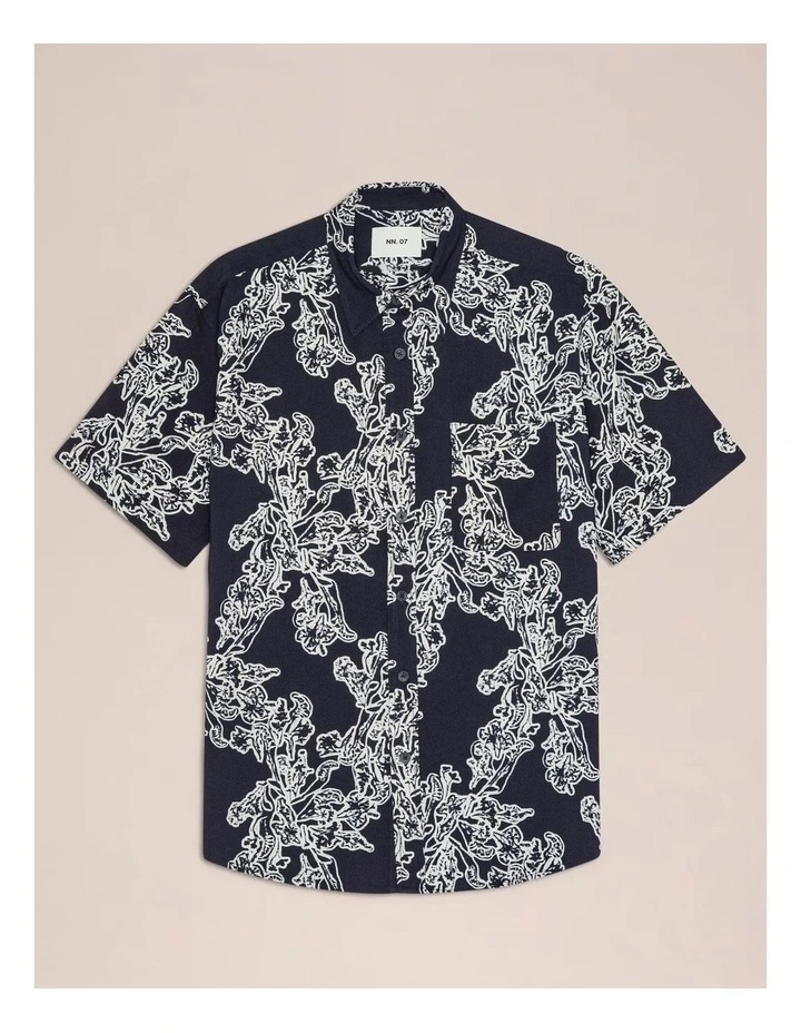 Deon Short Sleeve Shirt Navy Blue image 4