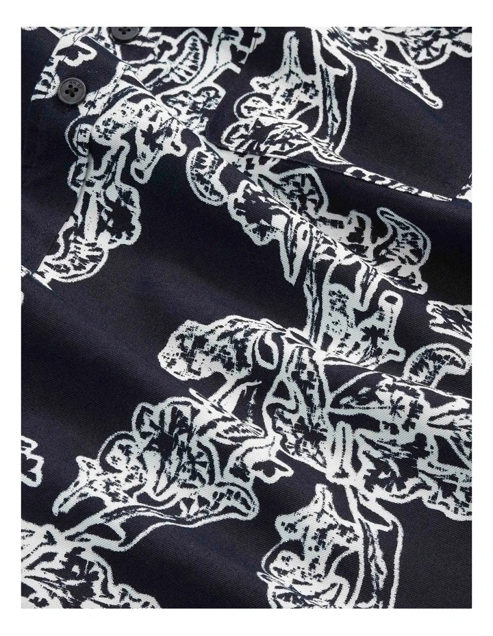 Deon Short Sleeve Shirt Navy Blue image 5