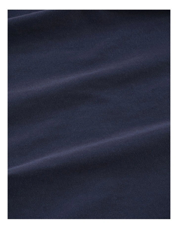 Adam Embroidered T/Shirt Navy Blue image 5