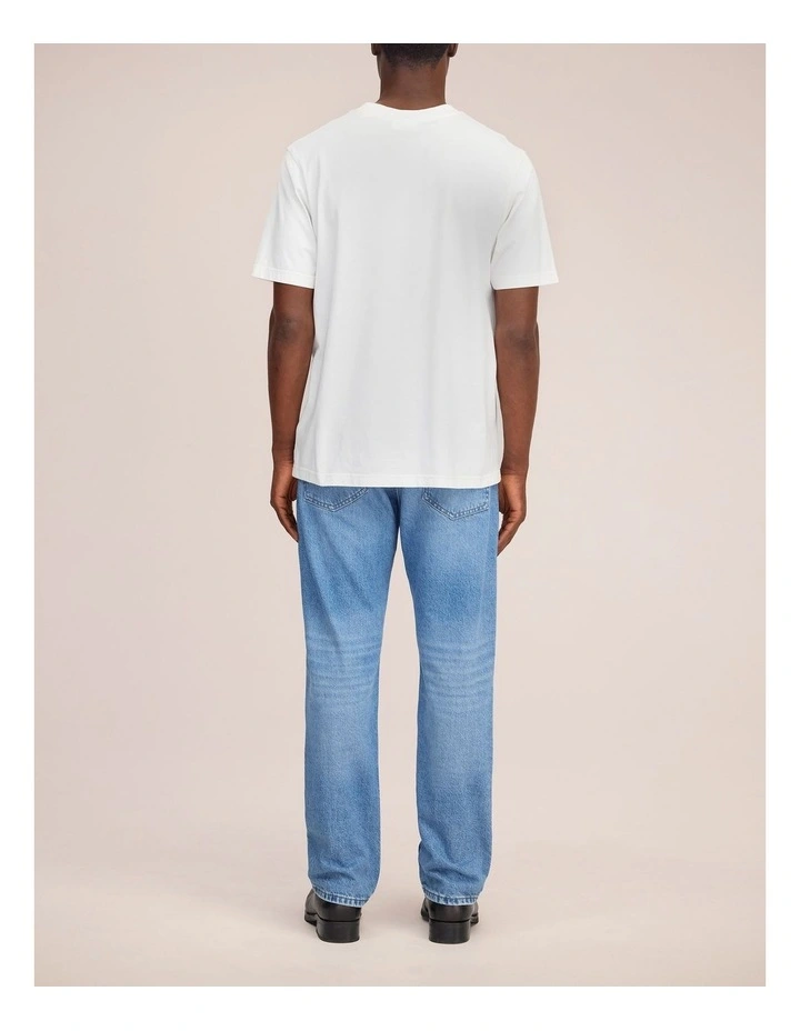 Adam Embroidered T/Shirt White image 2