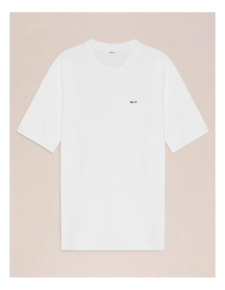 Adam Embroidered T/Shirt White image 3