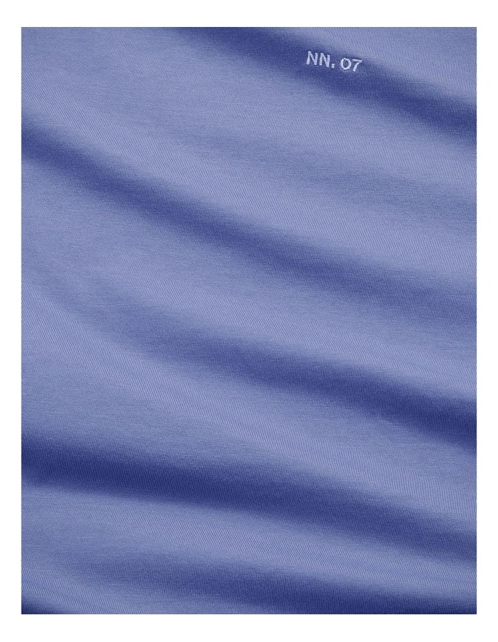Adam Embroidered T/Shirt Stone Blue image 5