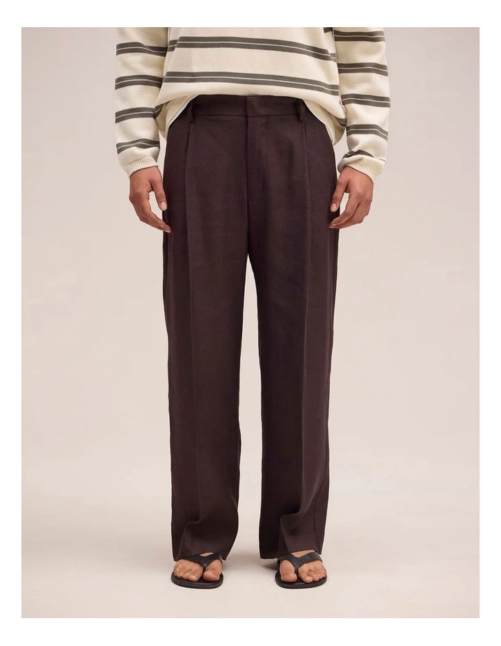 Kay Trousers Deep Truffle image 3