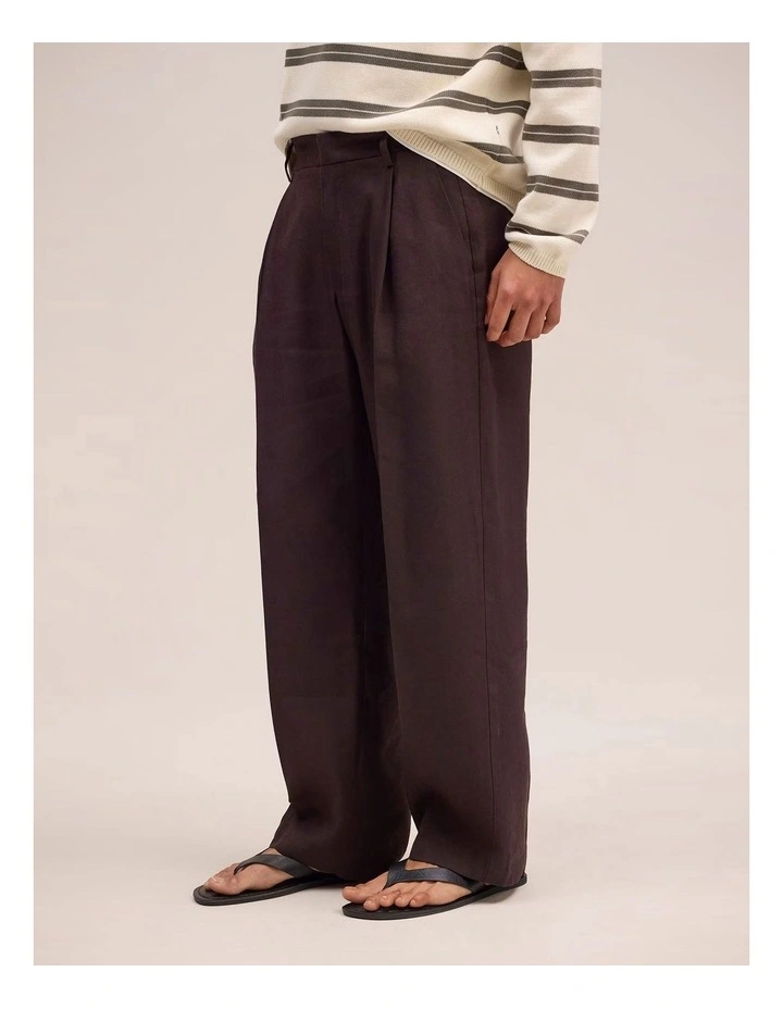 Kay Trousers Deep Truffle image 4