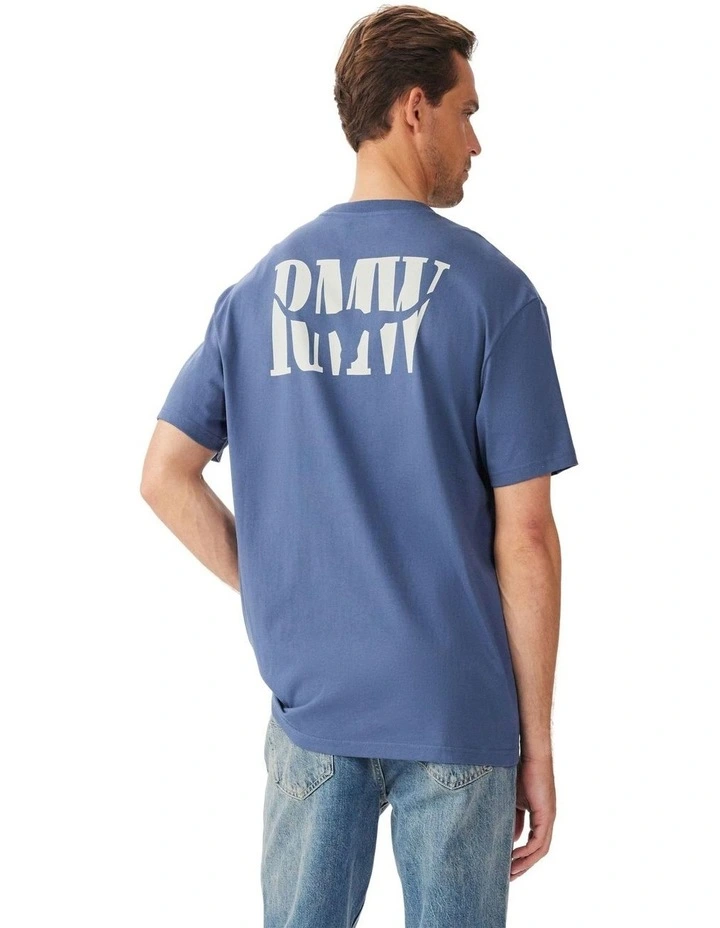 Branded T-Shirt  Blue image 2