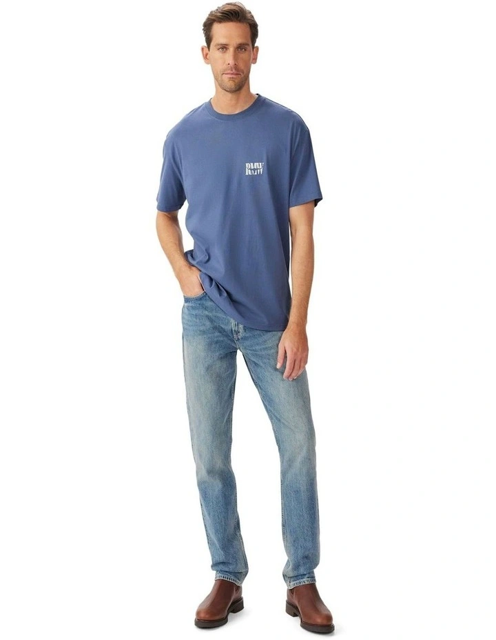 Branded T-Shirt  Blue image 3