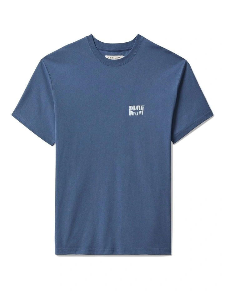Branded T-Shirt  Blue image 4