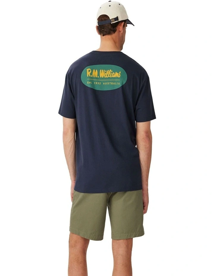 90s Logo T-shirt in Vintage Navy image 2