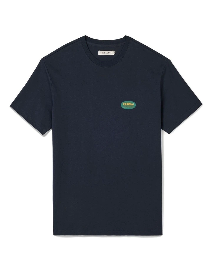 90s Logo T-shirt in Vintage Navy image 4