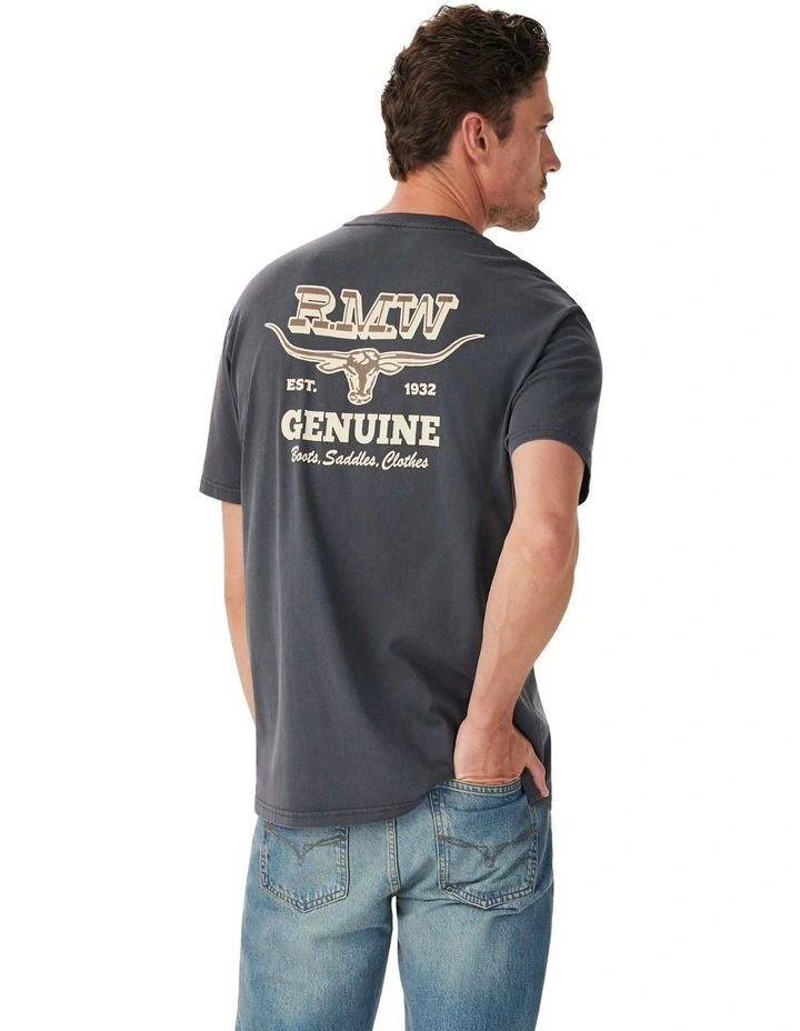 Louth T-Shirt Vintage Black image 2