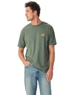 Percy T-shirt in Spruce Green