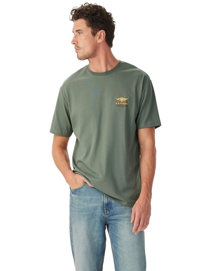 Percy T-shirt in Spruce Green image 1
