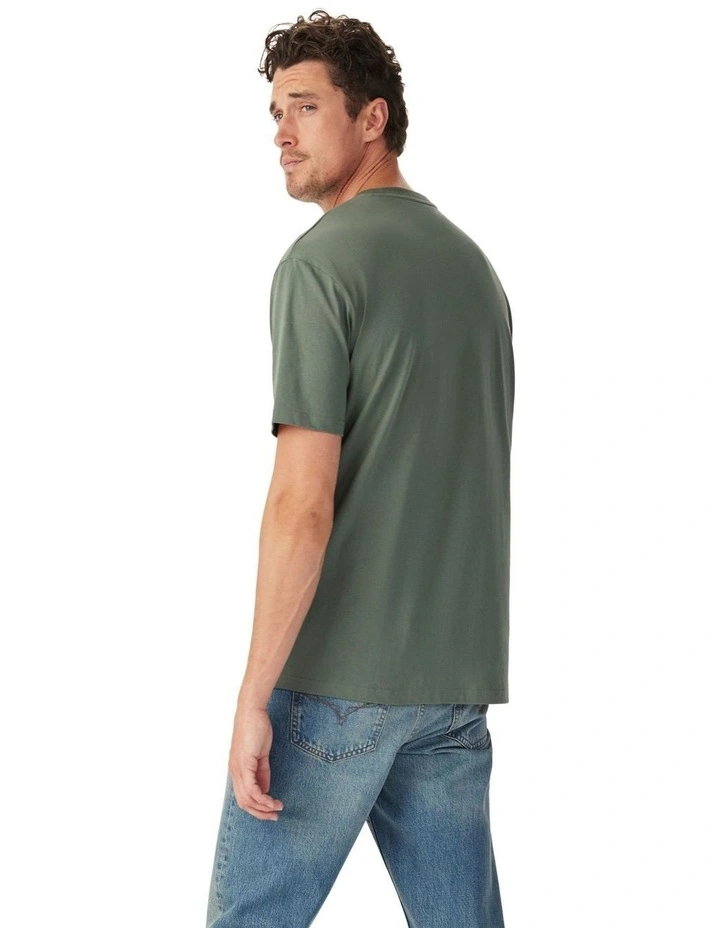 Percy T-shirt in Spruce Green image 2