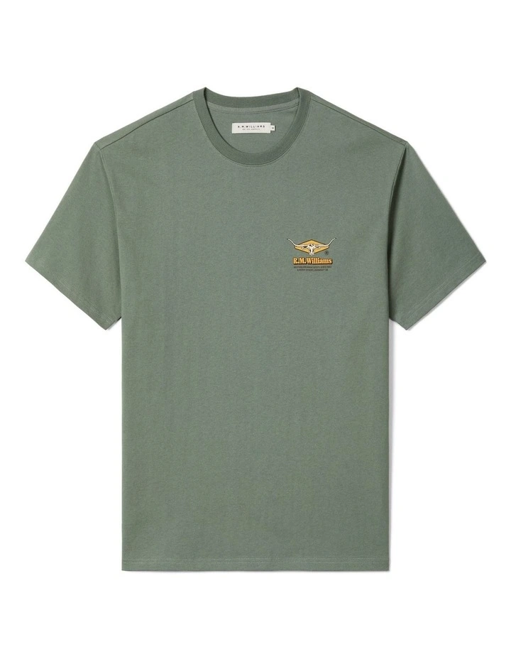 Percy T-shirt in Spruce Green image 4