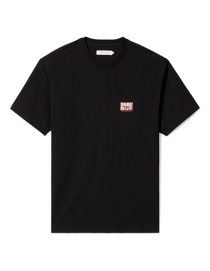 Branded T-shirt in Black image 4