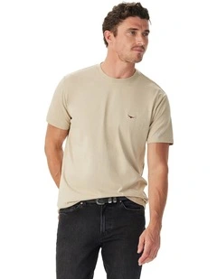 Parson T-shirt in Almond