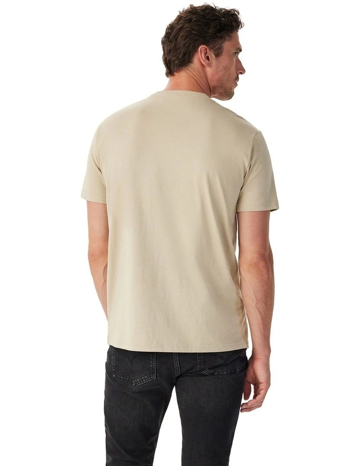 Parson T-shirt in Almond image 2