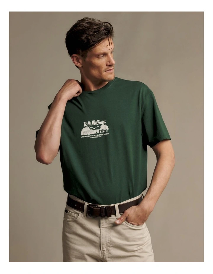 Workshop Tee in Pine image 2