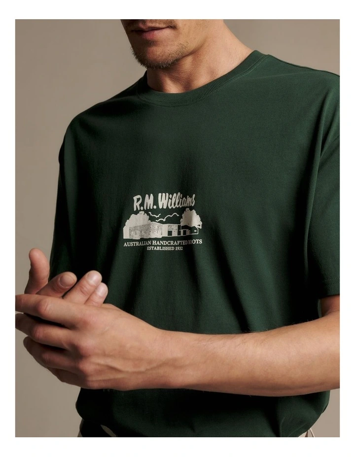 Workshop Tee in Pine image 3