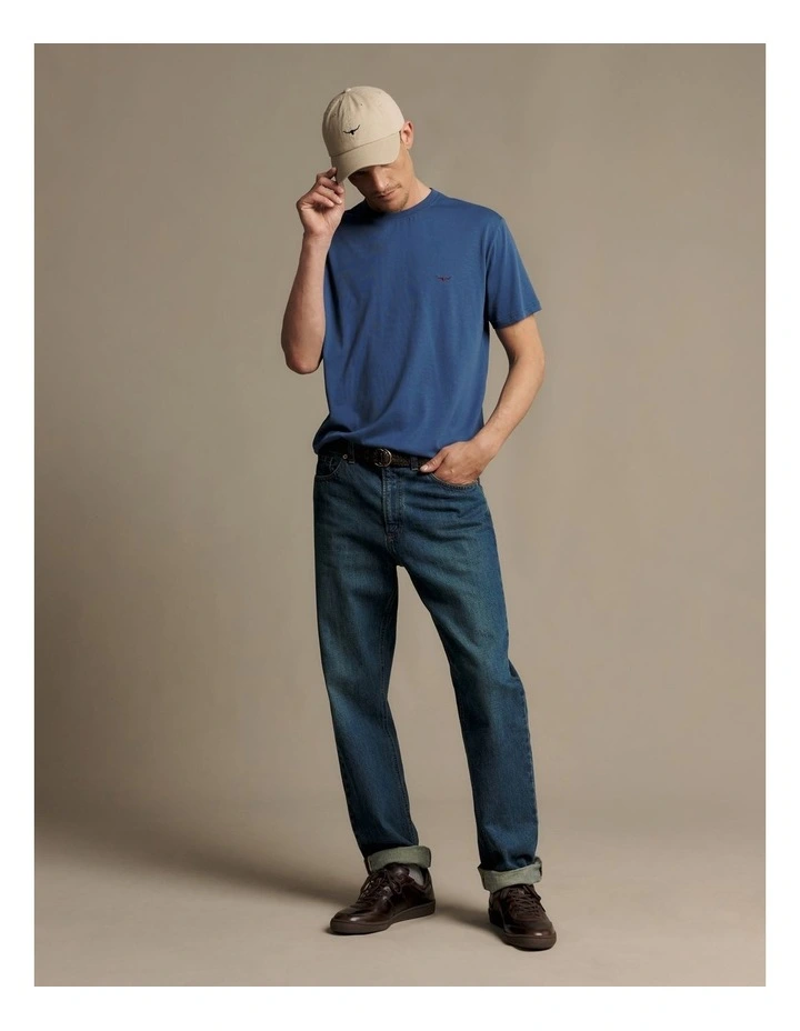 Parson Tee in Mid Blue image 1