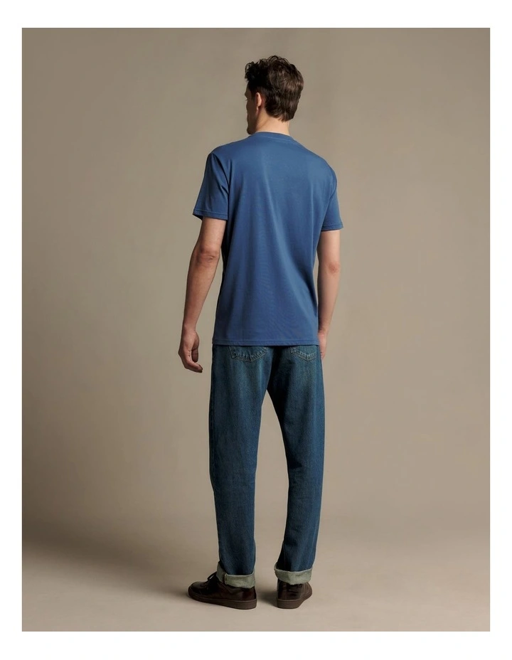 Parson Tee in Mid Blue image 2