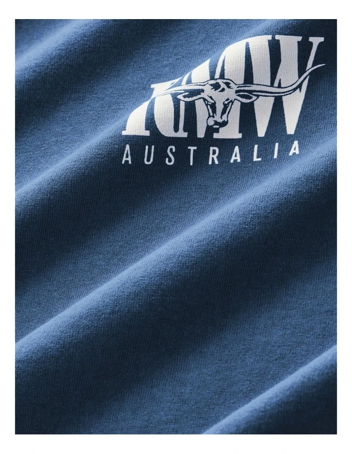Classic RMW Tee in Mid Blue image 5