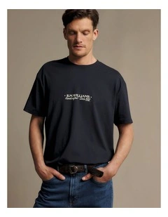 Roadie Tee in Navy