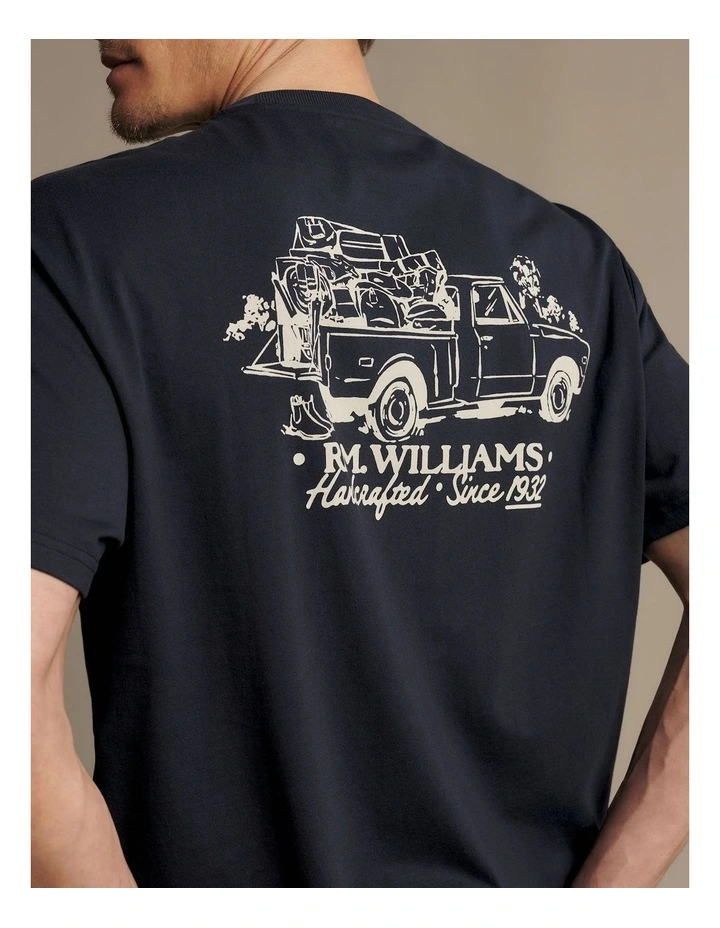Roadie Tee in Navy image 3