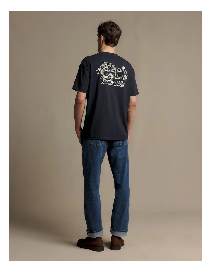 Roadie Tee in Navy image 4
