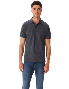 Percy Polo Navy Marle