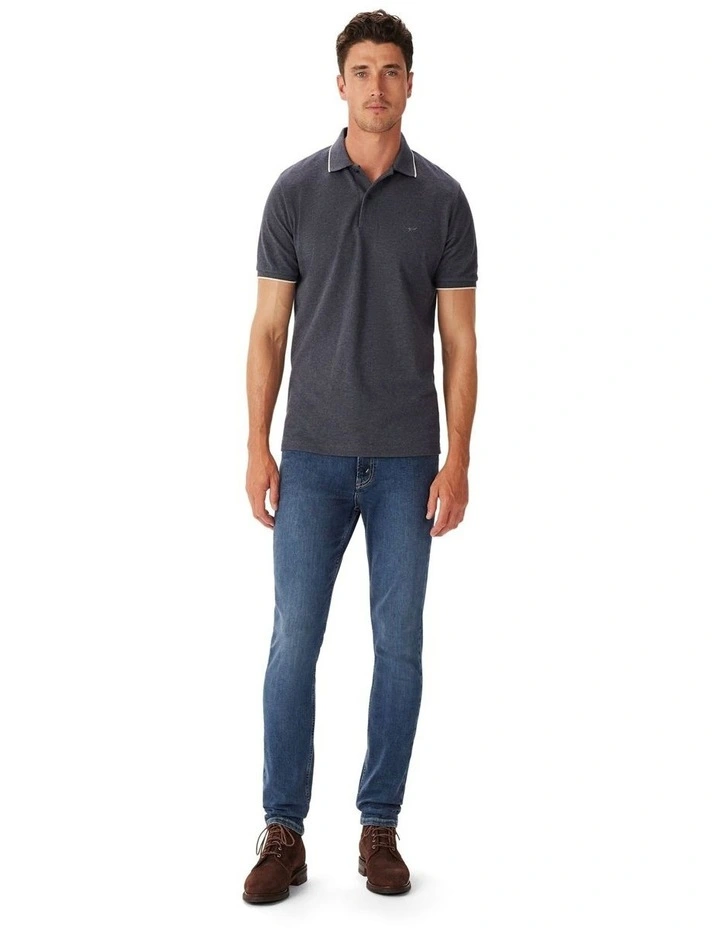Percy Polo Navy Marle image 3