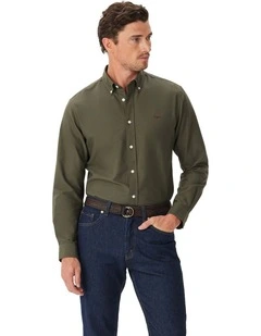 Clapton Oxford Shirt in Fatigue