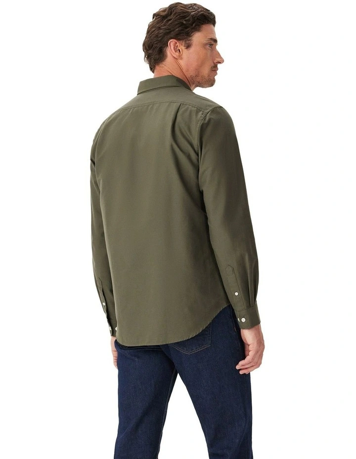 Clapton Oxford Shirt in Fatigue image 2
