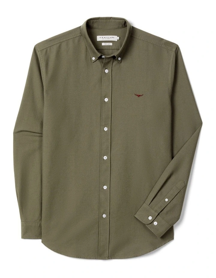 Clapton Oxford Shirt in Fatigue image 4