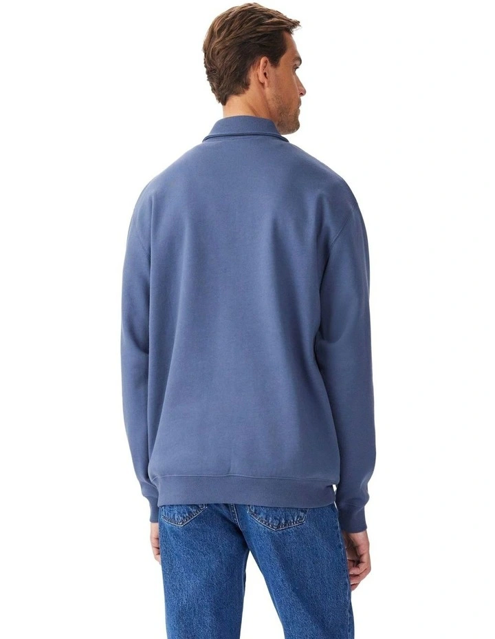 Mulyungarie 1/4 Zip Sweatshirt Blue image 2