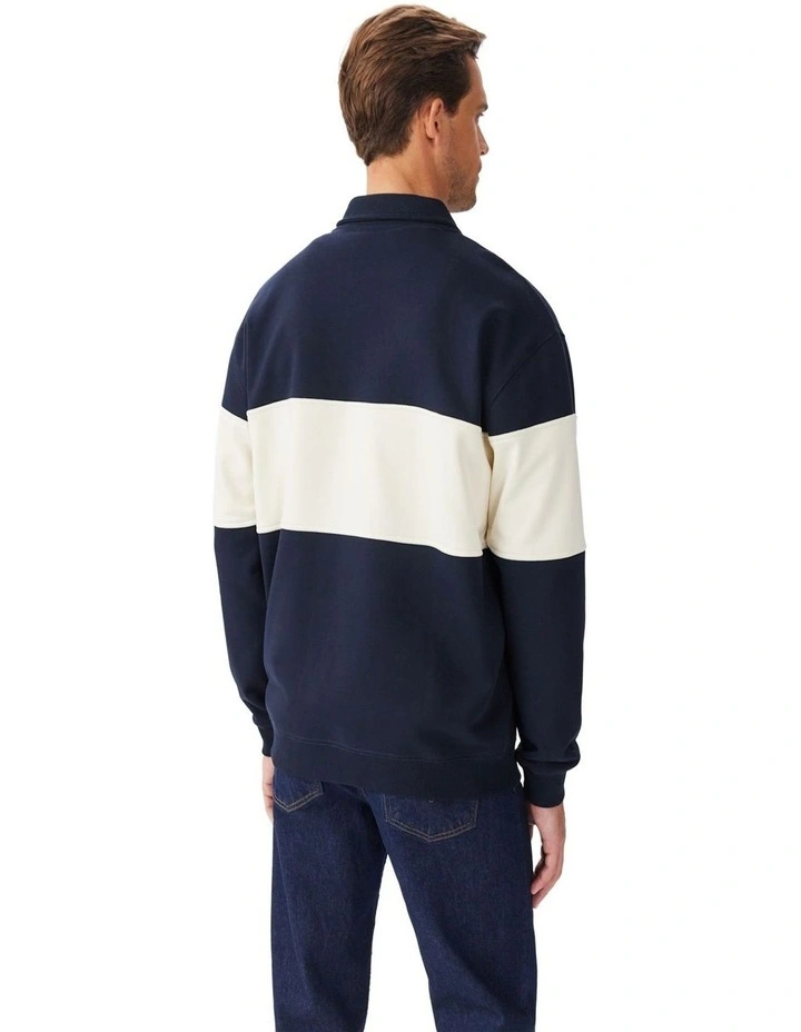 Heritage 1/4 Zip Sweatshirt Navy image 2
