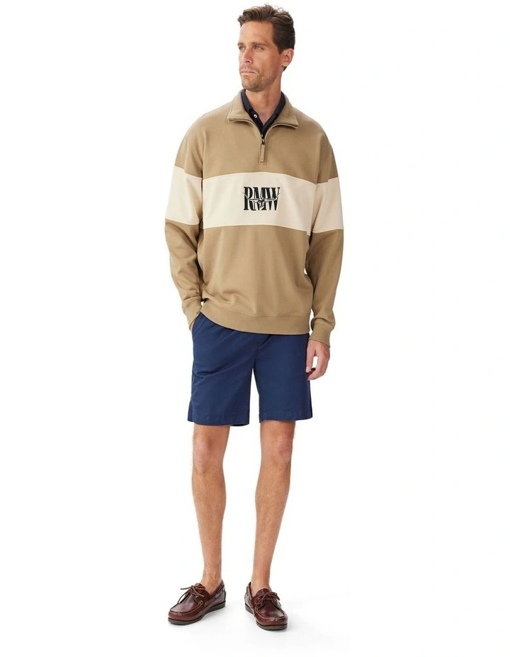 Heritage 1/4 Zip Sweatshirt Aubergine image 3