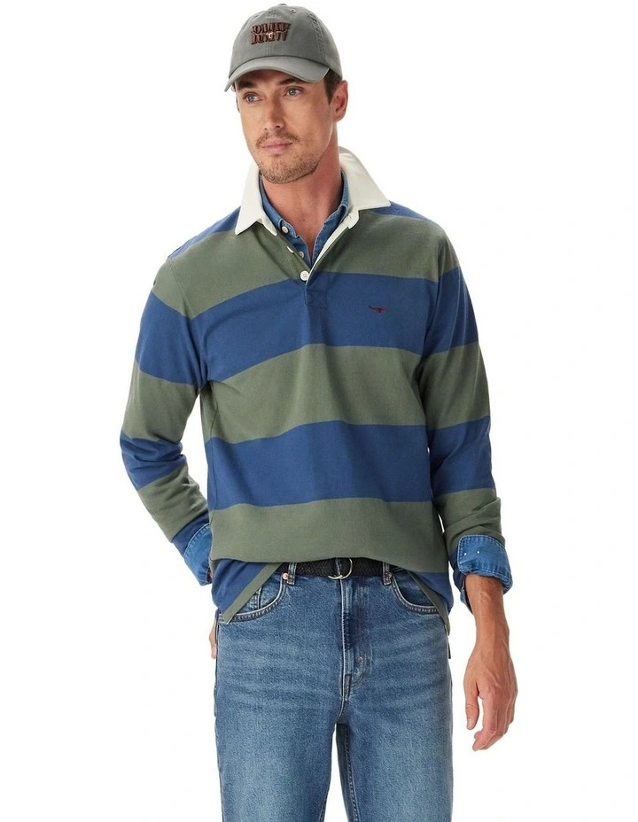 Jones Stripe Rugby Ensign Blue image 1