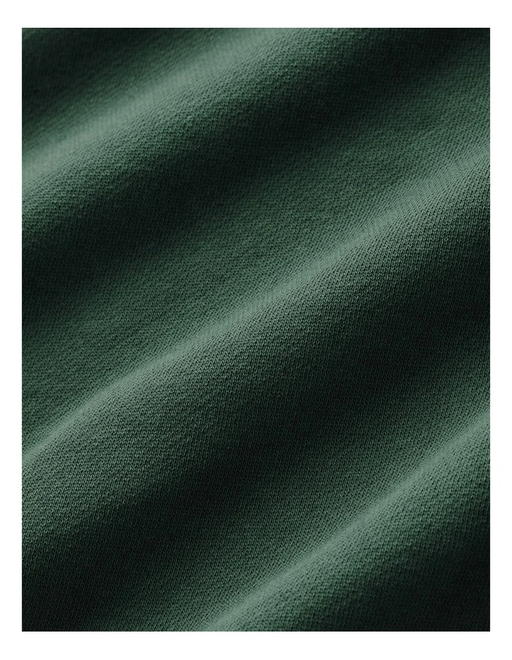 Mulyungarie Quarter Zip Sweatshirt in Pine image 5