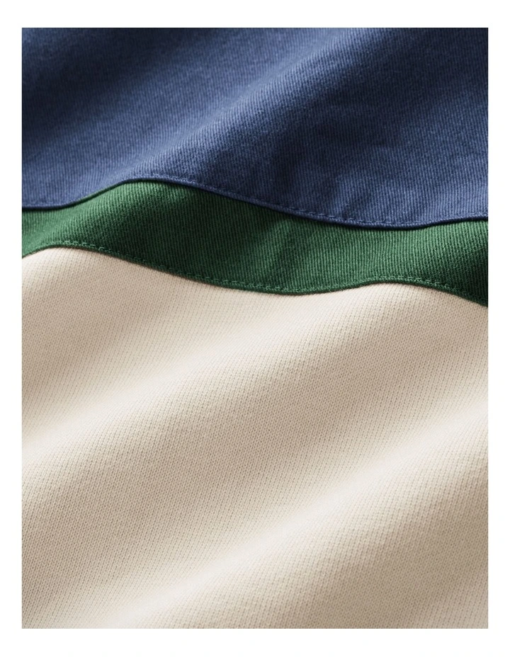 Classic RMW Quarter Zip Ecru image 5