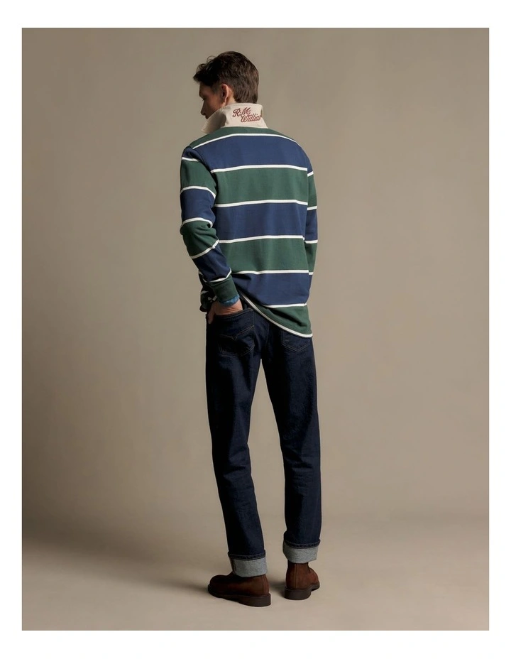 Balmain Stripe Rugby Pine/Blue image 2