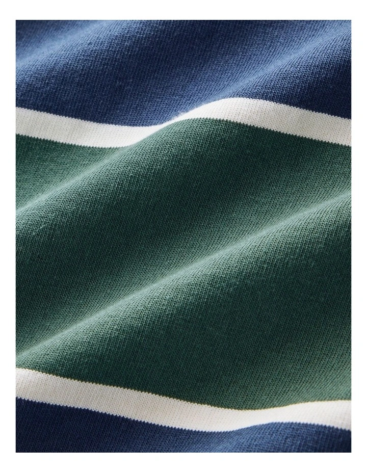 Balmain Stripe Rugby Pine/Blue image 5