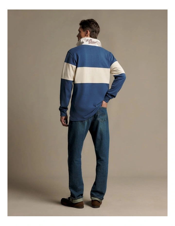 Heritage Panel Rugby Mid Blue image 2
