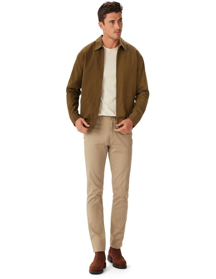 Oxley Canvas Harrington Jacket Clay MYER