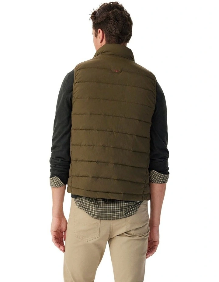 Rydal Padded Vest in Fatigue image 2