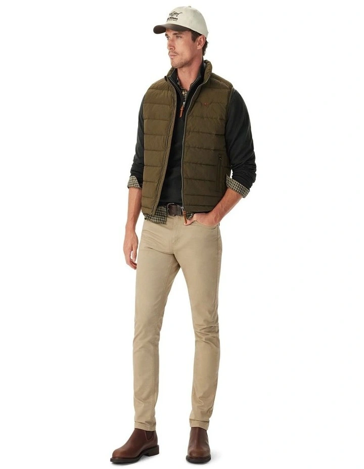 Rydal Padded Vest in Fatigue image 3