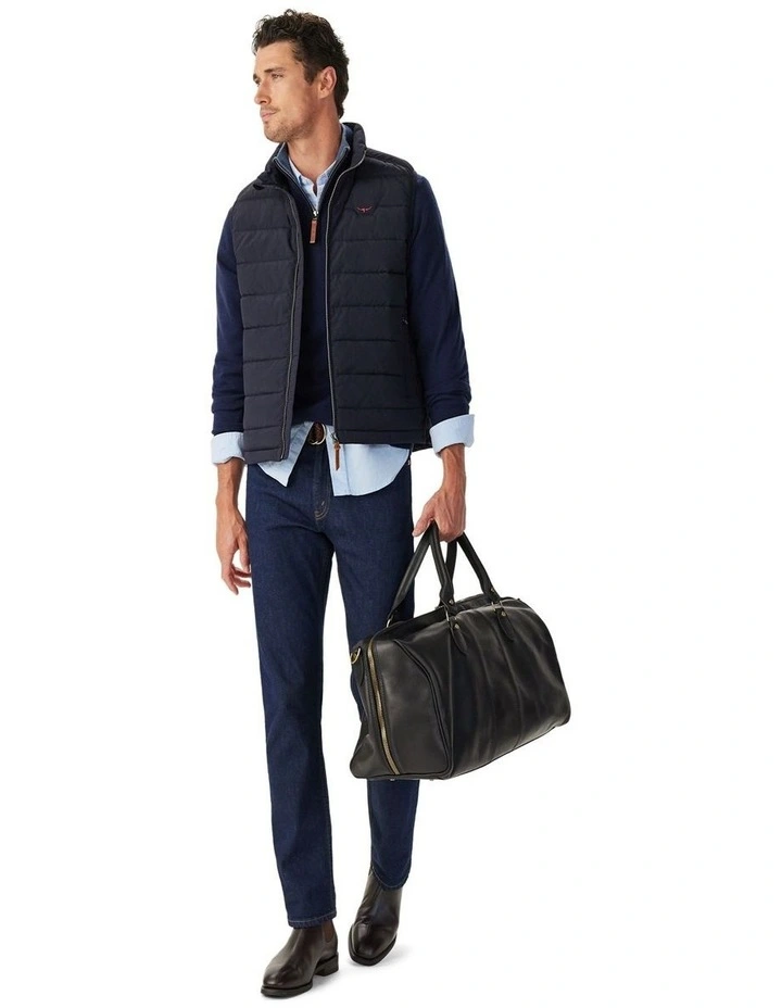 Rydal Padded Vest in Navy image 3