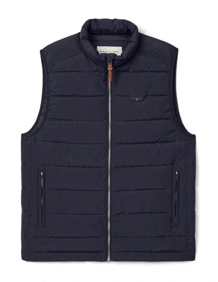Rydal Padded Vest in Navy image 4